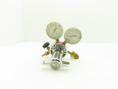 Matheson 1H-590 Gas Regulator Dual Gauge 2500 PSIG