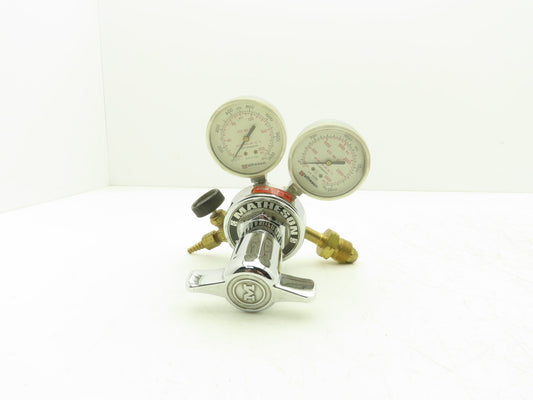 Matheson 1H-590 Gas Regulator Dual Gauge 2500 PSIG