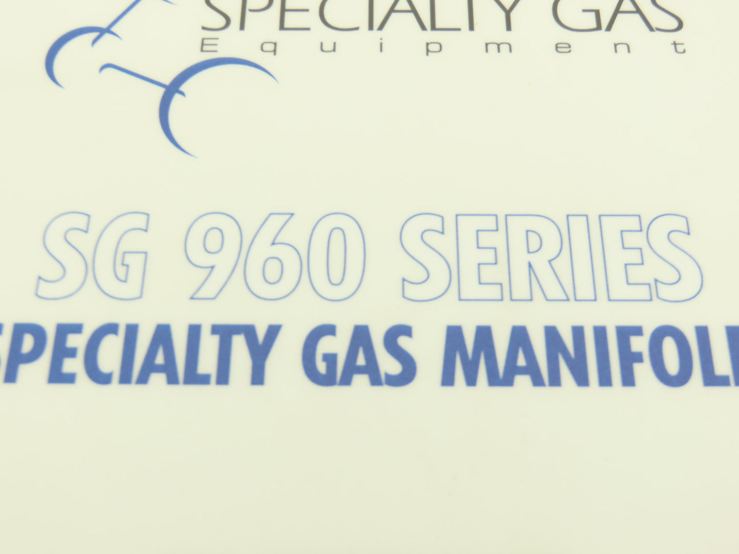 Harris SG 960 Specialty Gas Manifold Auto-Switching
