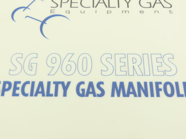 Harris SG 960 Specialty Gas Manifold Auto-Switching