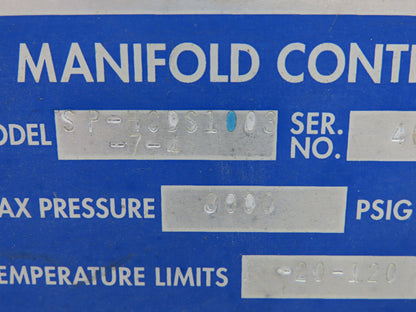 Harris SP-HCDS1003-7-4 Fully Automatic Specialty Gas Manifold Series 230