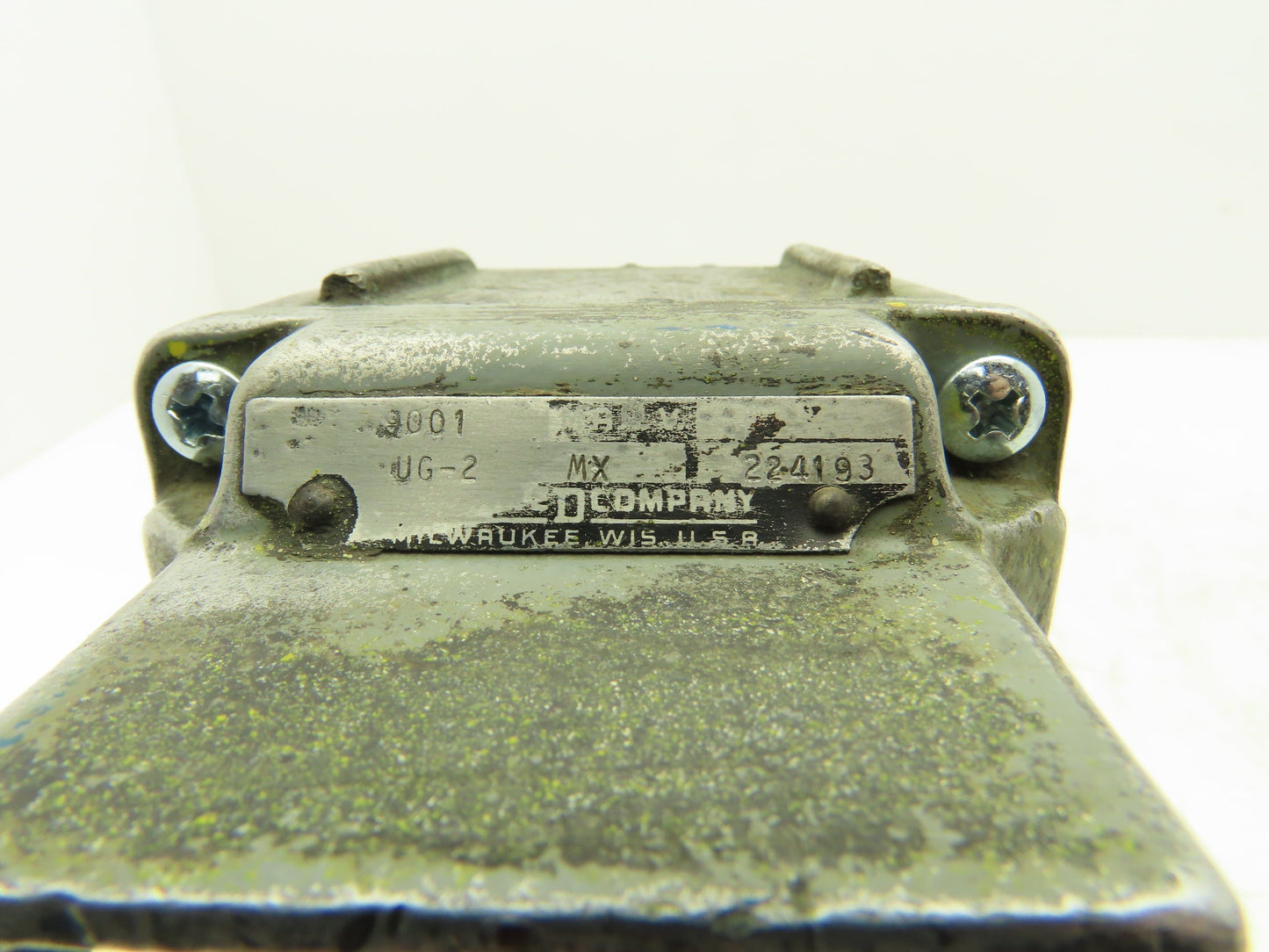 Square D Crane Hoist 4-Station Pushbutton Control Pendant Vintage