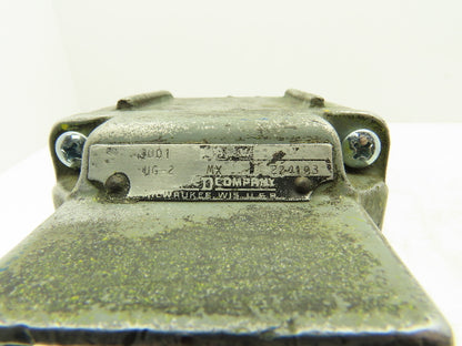 Square D Crane Hoist 4-Station Pushbutton Control Pendant Vintage