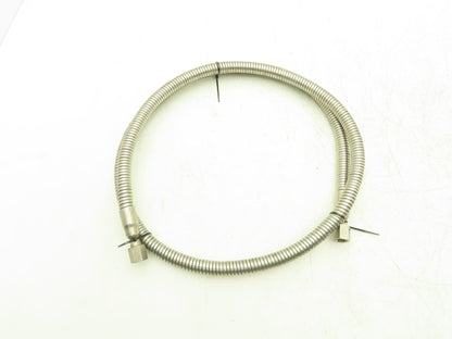 Western Enterprises Cryogenic Transfer Hose 72" 1/4"NPT