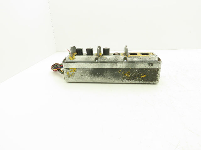 Square D Crane Hoist 6-Station Pushbutton Control Pendant Vintage