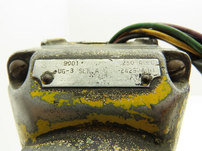 Square D Crane Hoist 6-Station Pushbutton Control Pendant Vintage