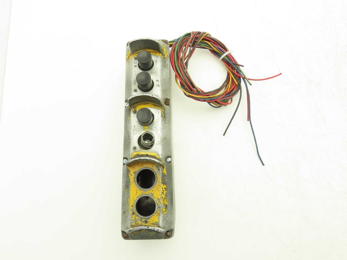 Square D Crane Hoist 6-Station Pushbutton Control Pendant Vintage