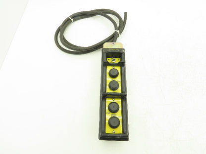 Spotter Controls Series C Crane Hoist 4-Station Pushbutton Control Pendant