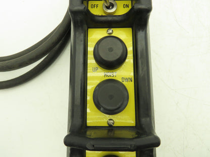 Spotter Controls Series C Crane Hoist 4-Station Pushbutton Control Pendant