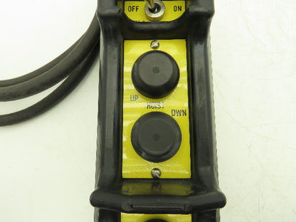 Spotter Controls Series C Crane Hoist 4-Station Pushbutton Control Pendant