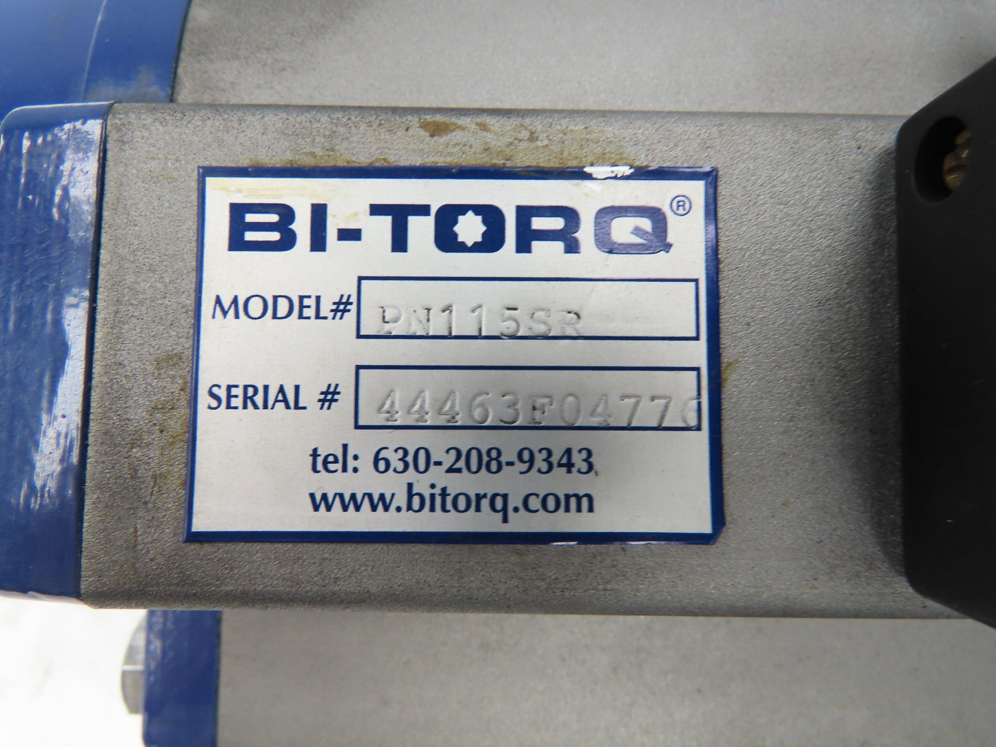 Bi-Torq Pneumatic Actuated 4" Butterfly Valve 4-Lug 316SS Disc & Limit Switch