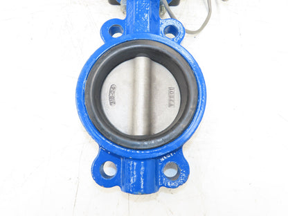 Bi-Torq Pneumatic Actuated 4" Butterfly Valve 4-Lug 316SS Disc & Limit Switch