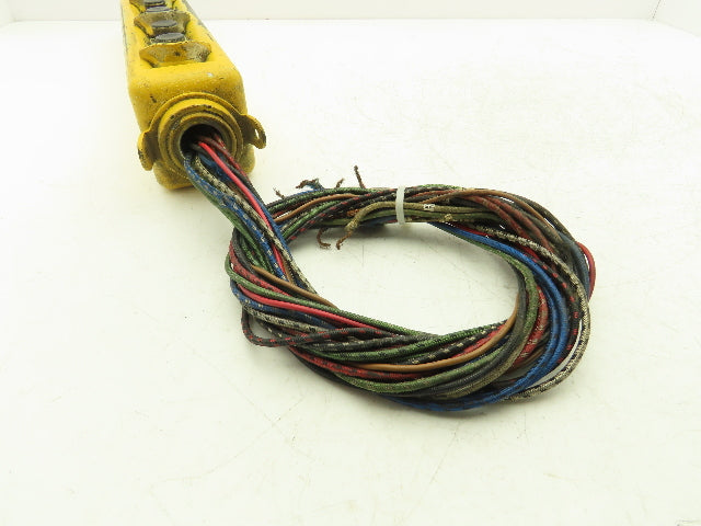 EUCLID Electric 22HB1CX1 Crane Hoist 8-Station 7-Pushbutton Control Pendant VTG