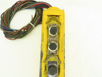 EUCLID Electric 22HB1CX1 Crane Hoist 8-Station 7-Pushbutton Control Pendant VTG