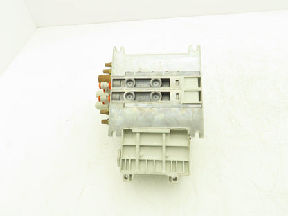 SMC VQ4100-5 Pneumatic Solenoid 2-Station Manifold w/2 Valves and Regulators