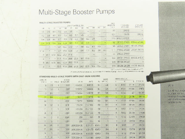 Dayton 2P019 Stainless Steel Multi Stage Booster Pump Motor 3/4HP 115/230V 1PH
