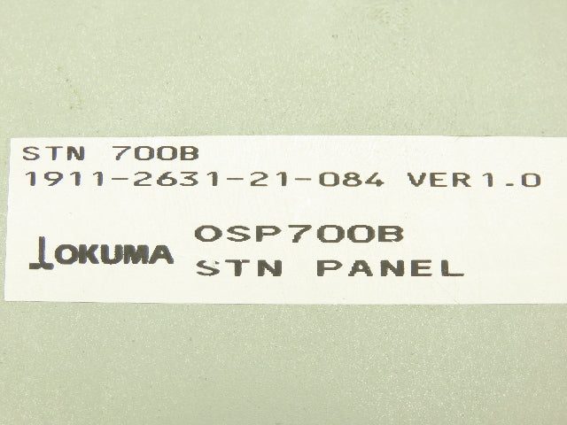 Okuma 1911-2631 OSP7000 STN HMI Operator Display Control Panel Ver 1.0 ...