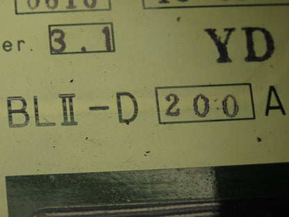 Okuma BLII-D200A Servo Drive Amplifier 200A Ver 3.1