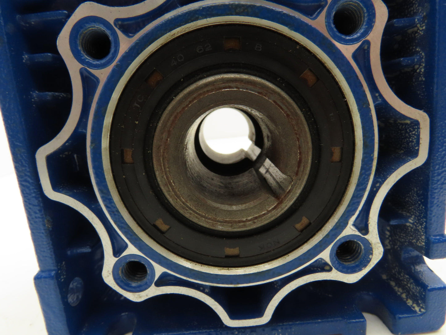 Motovario NRV 050 Worm Gearbox 5:1 Reducer 5/8" Input x 1" Hollow Shaft