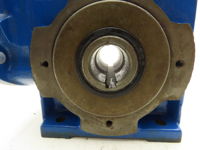 Rossi MRV-50-UO2A Worm Gearbox 40:1 Reducer .5kw 35rpm Hollow Shaft IEC 71