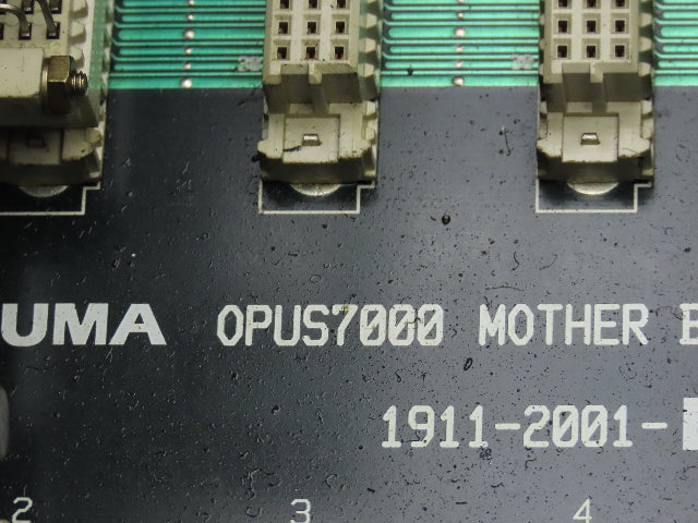 Okuma E7191-855-019-2 OPUS 7000 CPU/IF Rack 12 Chassis Backplane Add-On Cards