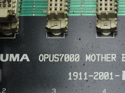 Okuma E7191-855-019-2 OPUS 7000 CPU/IF Rack 12 Chassis Backplane Add-On Cards