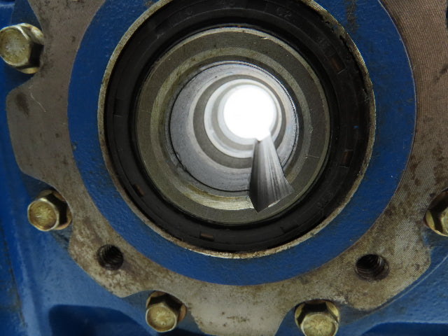 Rossi MRIV 63 UO2A Worm Gearbox 81:1 Reducer .64kw 17rpm Hollow Shaft IEC 80 B3