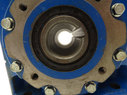 Rossi MRV 63 UO2A Worm Gearbox 63:1 Reducer .56kw 22rpm Hollow Shaft IEC 80 B6