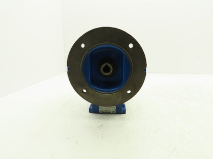 Rossi MRV 63 UO2A Worm Gearbox 63:1 Reducer .56kw 22rpm Hollow Shaft IEC 80 B6