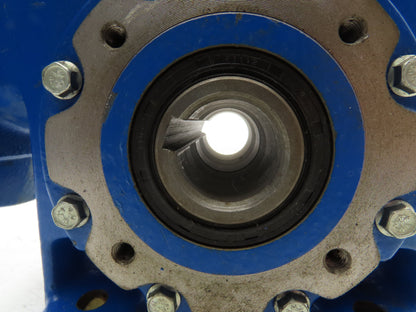 Rossi MRV 63 UO2A Worm Gearbox 63:1 Reducer .56kw 22rpm Hollow Shaft IEC 80 B6