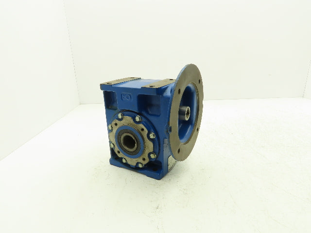 Rossi MRV 63 UO2A Worm Gearbox 63:1 Reducer .56kw 22rpm Hollow Shaft IEC 80 B6