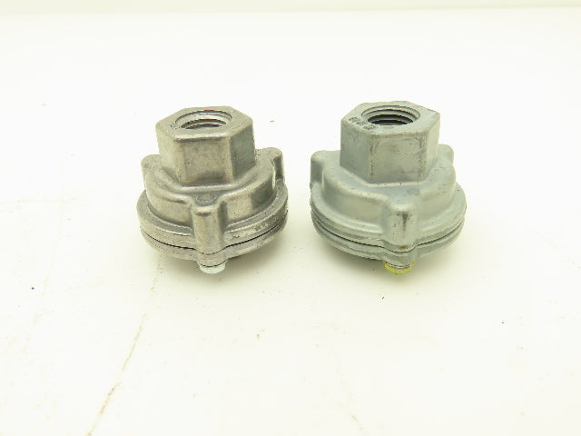 Deltrol 10135-70 EV125A2 Pneumatic Quick Dump Exhaust Valve 1/4NPT Port Lot of 2