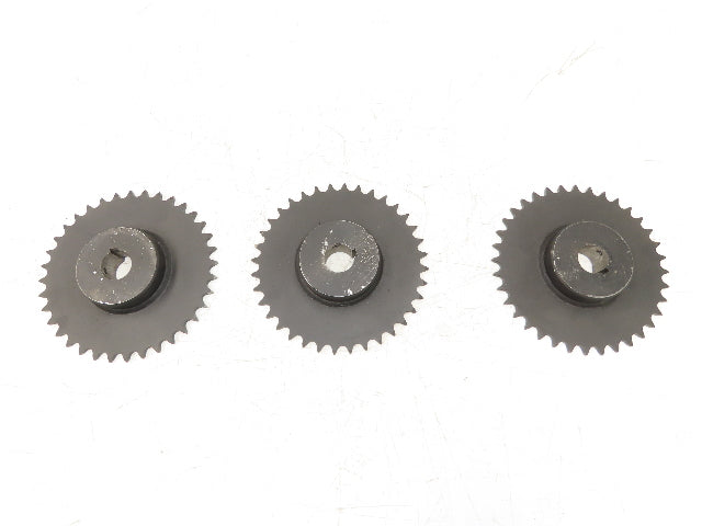 Martin 60B36H Sprocket #60 Roller Chain 36-Tooth 1-7/16" Bore Lot of 3