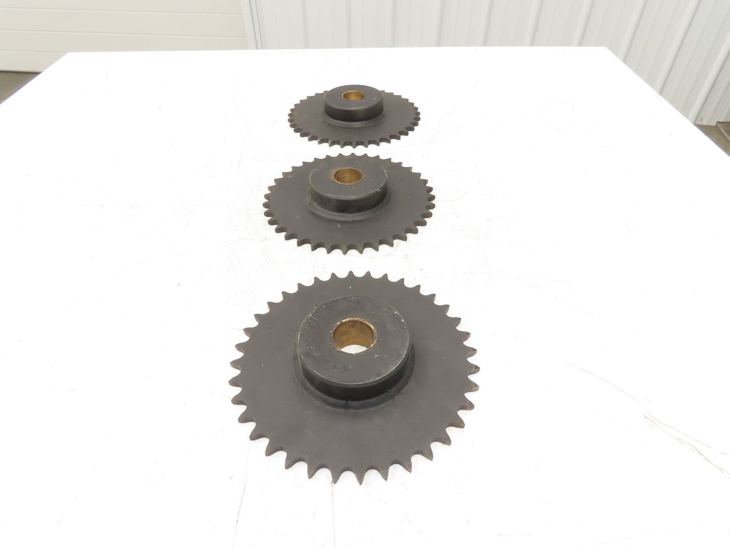 Sprocket #60 Roller Chain 36-Tooth 1-7/16" Bore Lot of 3