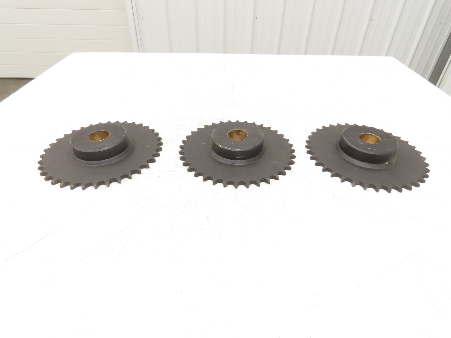 Sprocket #60 Roller Chain 36-Tooth 1-7/16" Bore Lot of 3