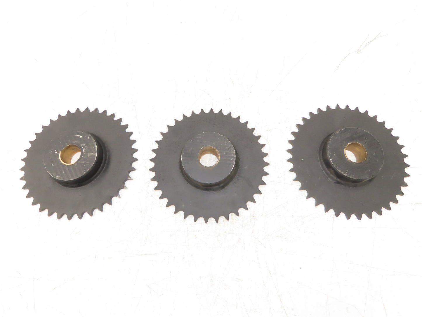 Sprocket #60 Roller Chain 36-Tooth 1-7/16" Bore Lot of 3