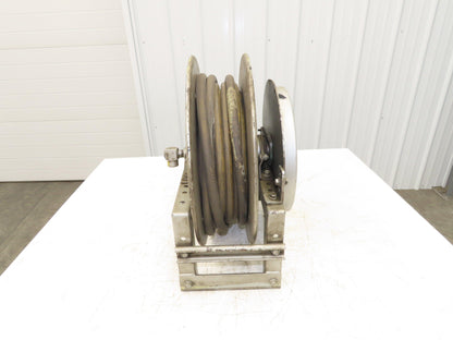Hannay Reels 716-19-20-10.5J SR Retractable Industrial Air Hose Reel 1/2" X 49'