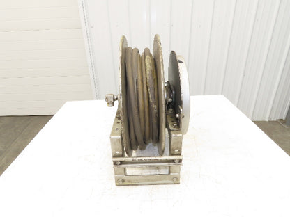 Hannay Reels 716-19-20-10.5J SR Retractable Industrial Air Hose Reel 1/2" X 49'