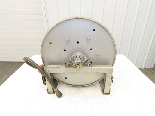 Hannay Reels 716-19-20-10.5J SR Retractable Industrial Air Hose Reel 1/2" X 49'