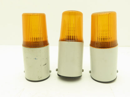 Wunderli Electronics MBKL Orange Signal Light Lot of 3