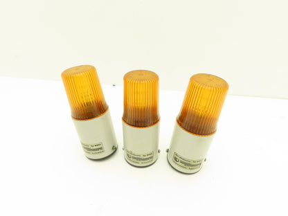 Wunderli Electronics MBKL Orange Signal Light Lot of 3