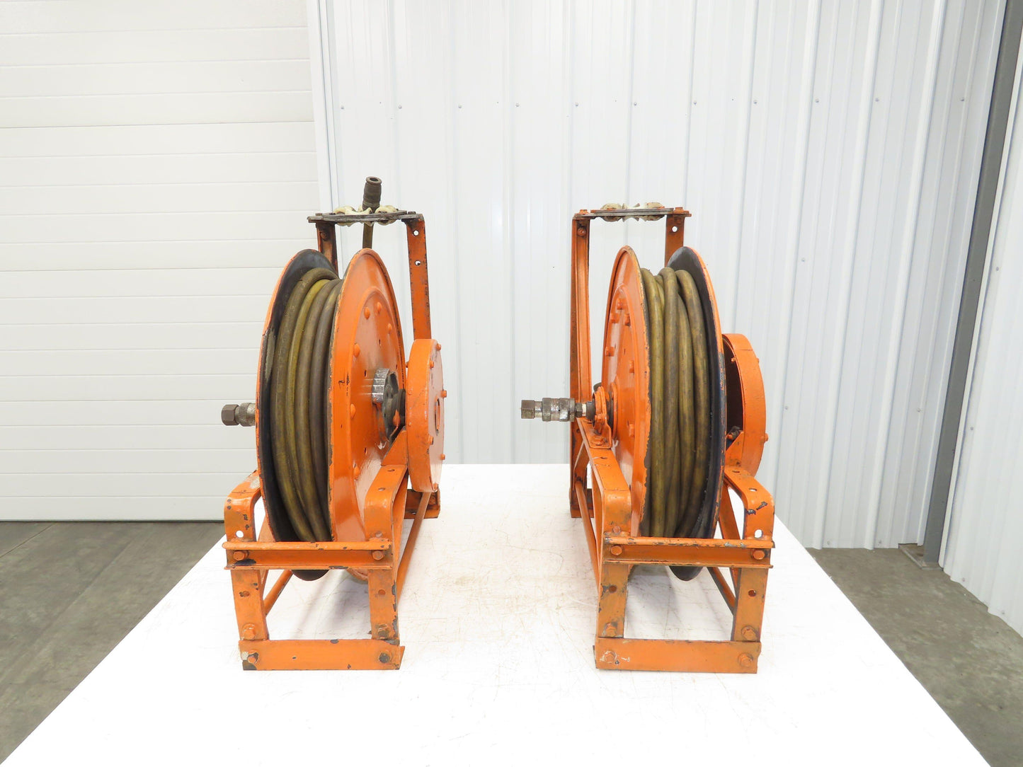Hannay Reels 716-23-24C VR Retractable Industrial Air Hose Reel 1/2" Lot Of 2