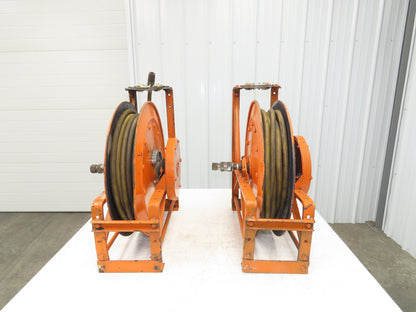 Hannay Reels 716-23-24C VR Retractable Industrial Air Hose Reel 1/2" Lot Of 2
