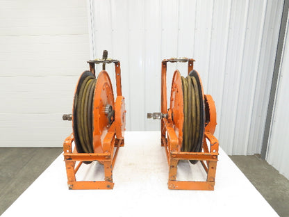 Hannay Reels 716-23-24C VR Retractable Industrial Air Hose Reel 1/2" Lot Of 2
