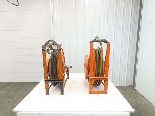 Hannay Reels 716-23-24 J VR Retractable Industrial Air Hose Reel 1/2" Lot Of 2