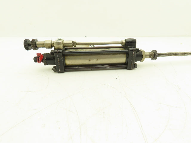 Schrader Bellows B181-1111-100 Pneumatic Hydro-Check 1-3/8" Bore 100mm Stroke