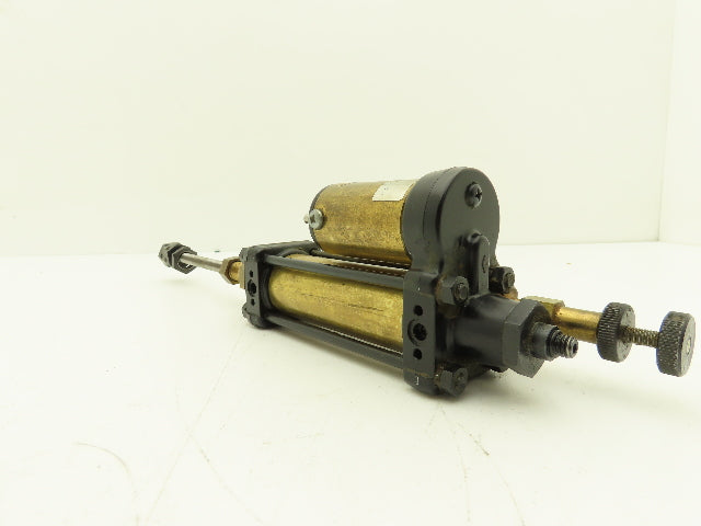 Parker B181-1111-75 Pneumatic Cylinder Hydro-Check 1-3/8" Bore 75mm Stroke