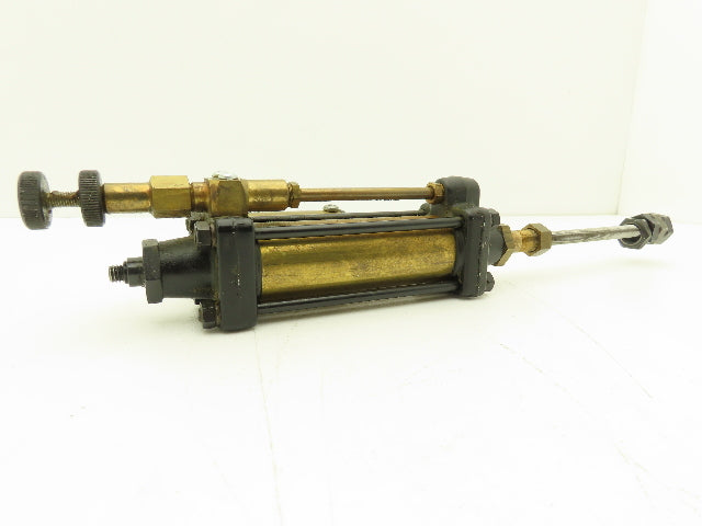 Parker B181-1111-75 Pneumatic Cylinder Hydro-Check 1-3/8" Bore 75mm Stroke