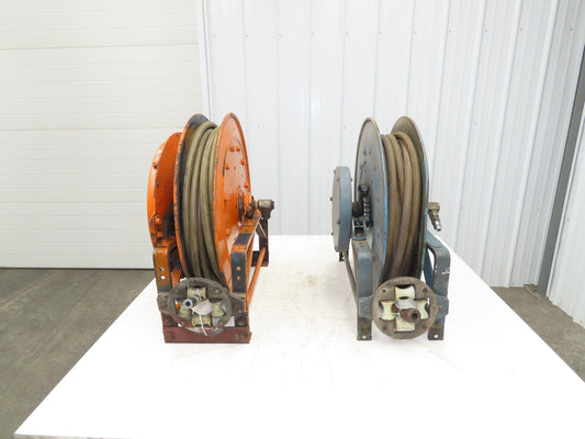 Hannay Reels 716-23-24 C Retractable Industrial Air Hose Reel 1/2" Lot Of 2