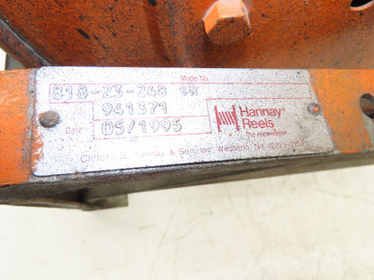 Hannay Reels 818-23-24B SR Retractable Industrial Water Hose Reel 1/2" Lot Of 2